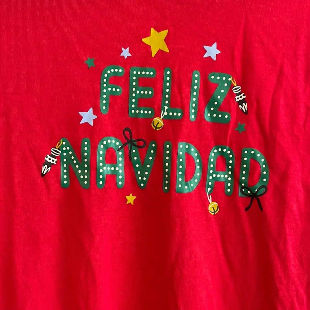 NWOT Feliz Navidad and Plaid set- Christmas holiday Jammies For Your Families